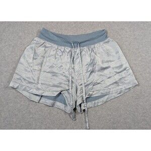 Pj Harlow Women Shorts XS Mikel Pajama Bottoms Satin Ribbed Knit Drawstring